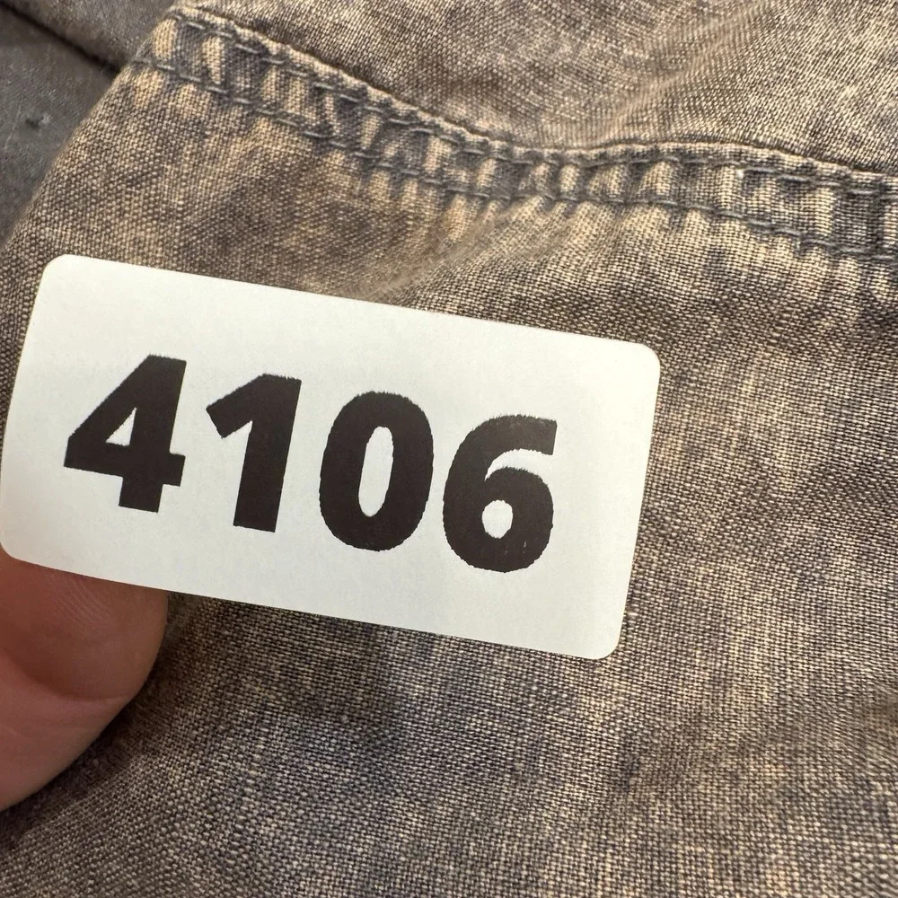 POL Sample Embroidery Patchwork Distressed Brown Jacket Womens Sz S Oversized - Picture 7 of 7